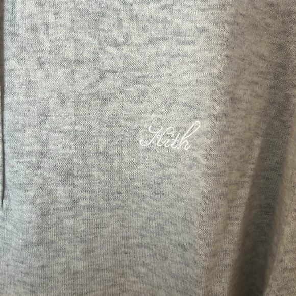 KITH Heather grey collard sweater - Picture 3 of 6